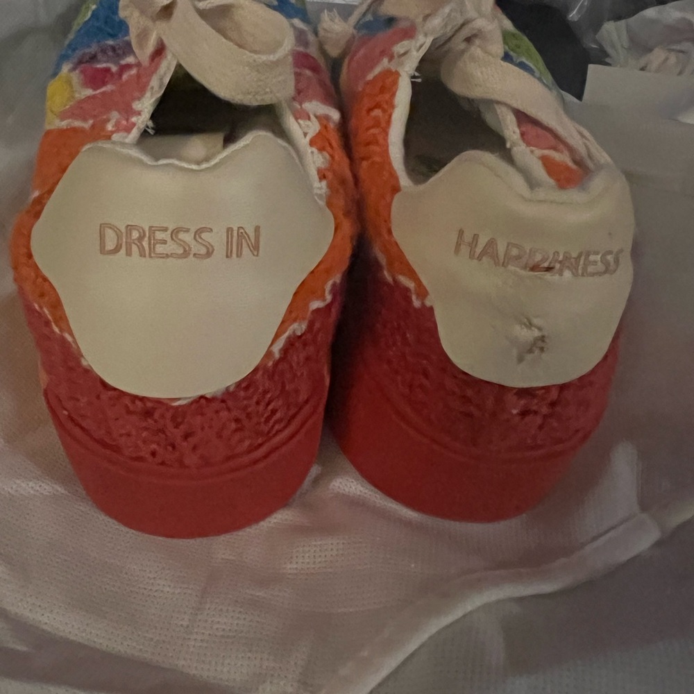 Farm Rio Sunset Crochet Platform Sneakers - Picture 3 of 6